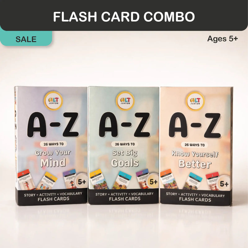 A-Z Flash Cards: Life Skills Bundle (Mindset, Self Awareness and Goal Setting)
