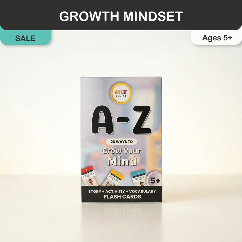 A-Z Growth Mindset Flash Cards: 26 Activities for Curious Kids