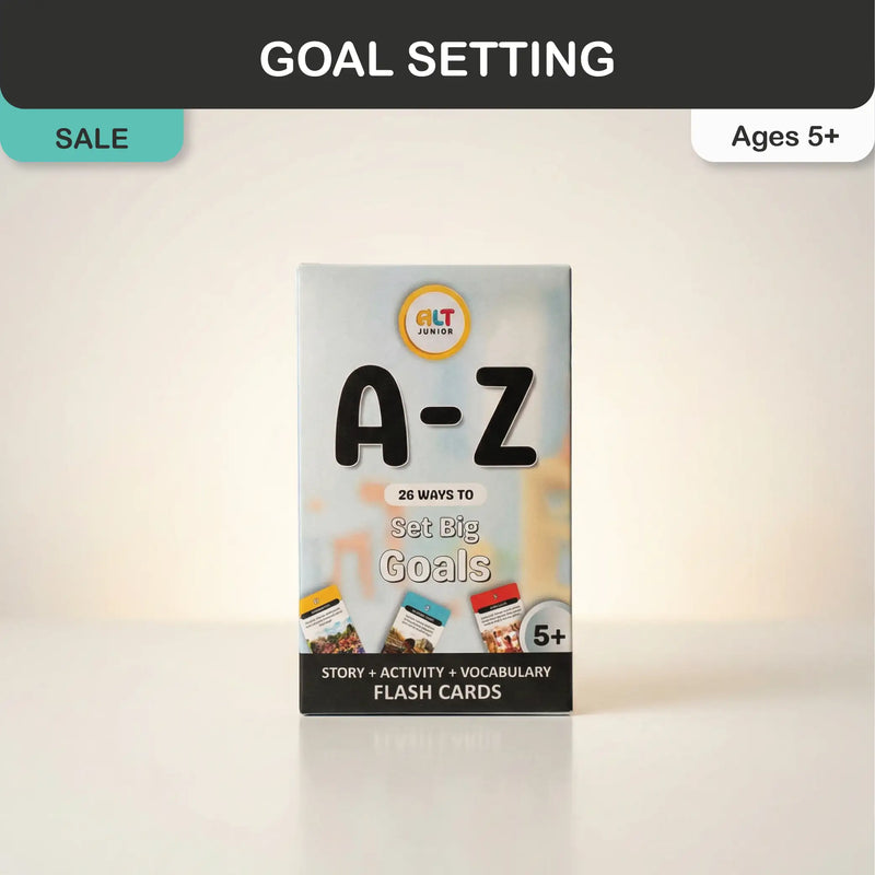 A-Z Big Goals Flash Cards: 26 Activities for Ambitious Kids